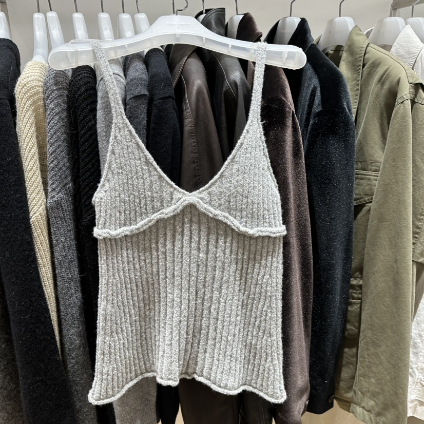 WE ARE/WELOVER東大門代購女裝新品熱賣推薦真品吊帶背心SHOP_WE ARE吊帶/背心圖色3灰色