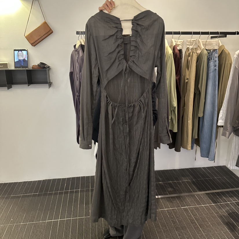 FIND-P韓國代購女士新品休閑推薦熱賣時尚真品連衣裙開衩FIND-P連衣裙
