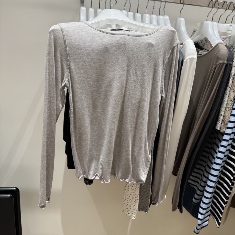 WE ARE/WELOVER東大門實拍女士新款休閑推薦真品長袖T恤SHOP_WE ARE長袖T恤圖色2