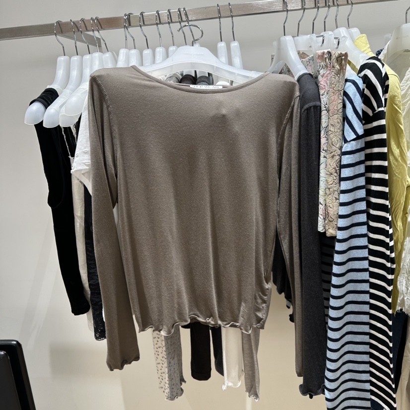 WE ARE/WELOVER東大門實拍女士新款休閑推薦真品長袖T恤SHOP_WE ARE長袖T恤圖色3