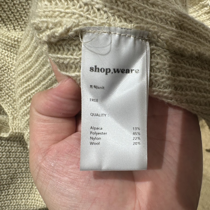 WE ARE/WELOVER東大門代購女士新品真品熱賣人氣針織衫SHOP_WE ARE針織衫