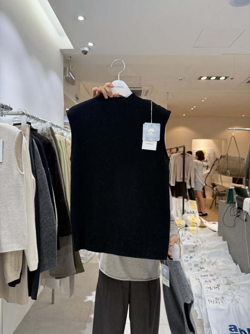 WOOD SAGE韓國代購女裝新品真品休閑熱賣推薦吊帶背心無袖WOOD SAGE吊帶/背心圖色3