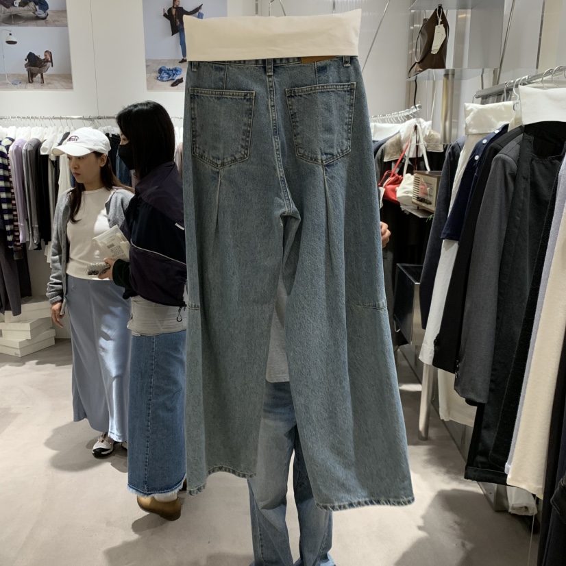 TEMPTING東大門代購女士新品推薦時尚熱賣牛仔褲不含腰帶TEMPTING牛仔褲