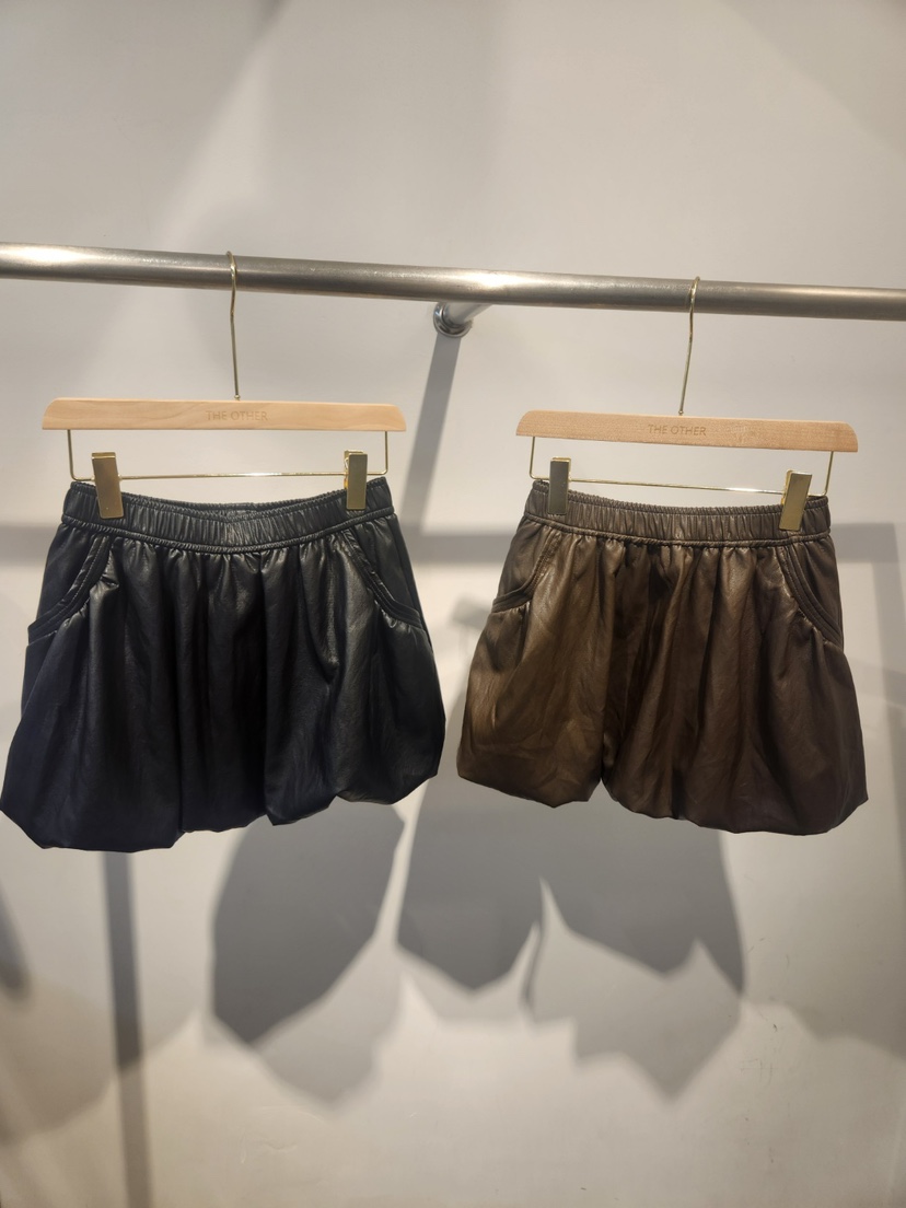 THE OTHER東大門實拍女士新款推薦人氣熱賣真品短裙皮裙THE OTHER短裙