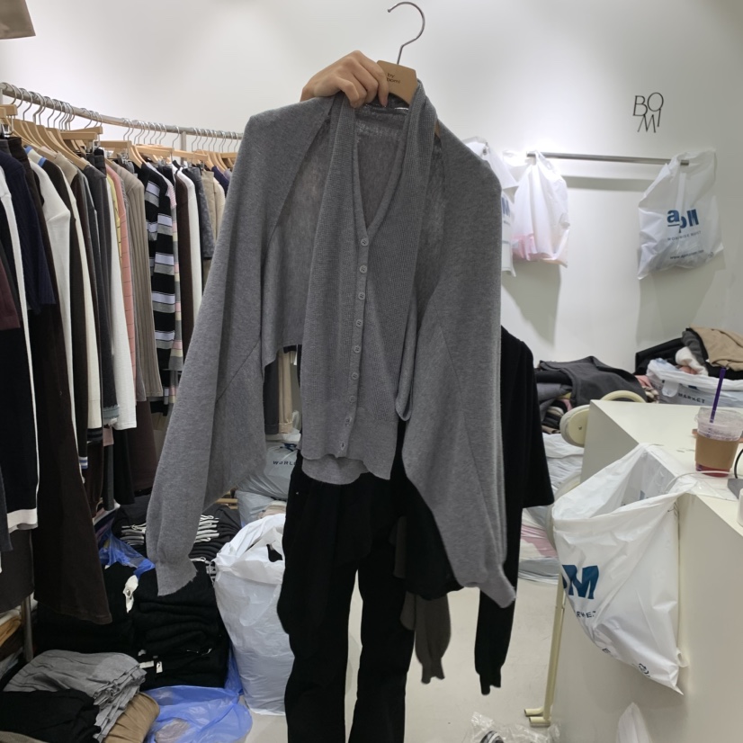 BY BOMI韓國直郵女裝新款真品熱賣人氣休閑套裝套裝開衫BY BOMI套裝圖色2