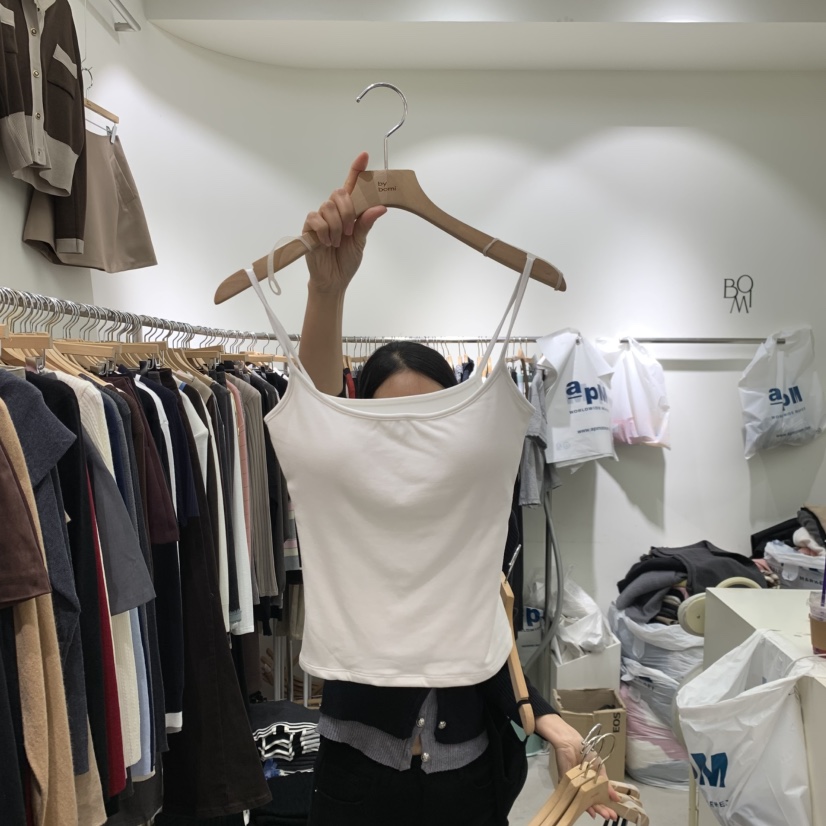 BY BOMI韓國代購女裝新款推薦人氣真品休閑吊帶背心無袖BY BOMI吊帶/背心圖色4