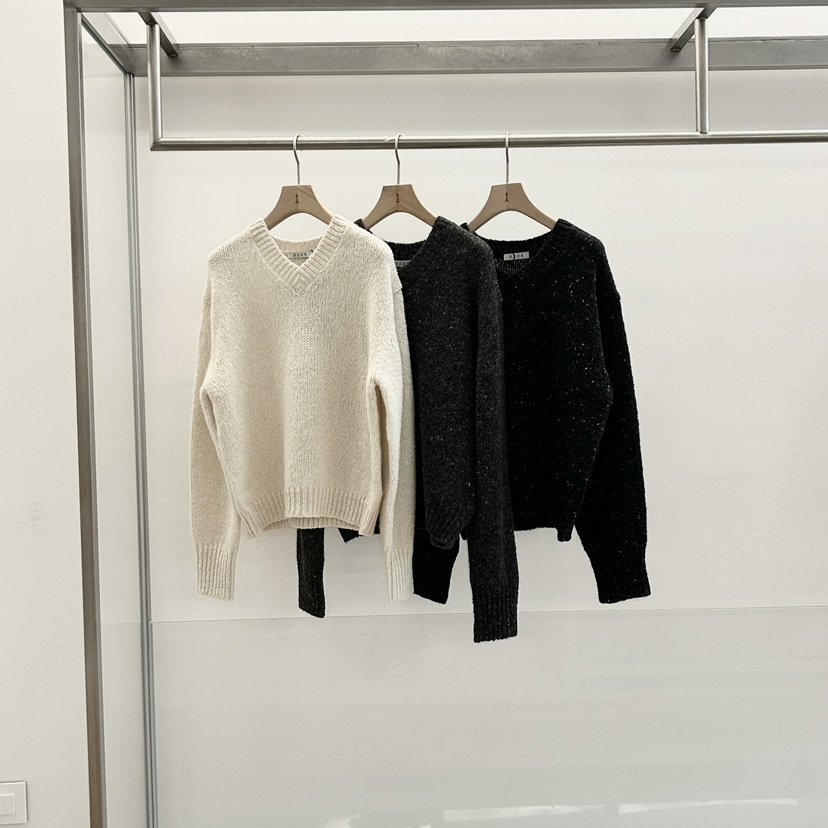 HEHR東大門直郵女裝新品人氣時尚休閑真品推薦熱賣毛衣V領hehr-AUTOMNE毛衣
