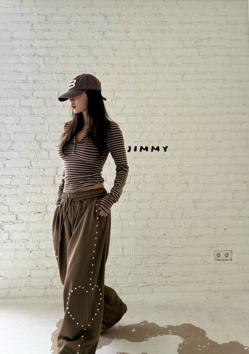 JIMMY東大門實拍女裝新款真品休閑人氣時尚熱賣推薦休閑褲JIMMY/REMAKE休閑褲
