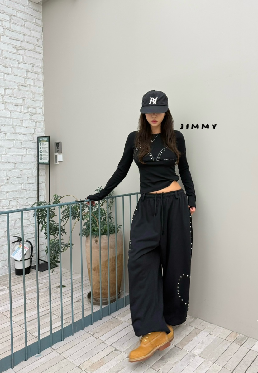 JIMMY東大門實拍女裝新款真品休閑人氣時尚熱賣推薦休閑褲JIMMY/REMAKE休閑褲