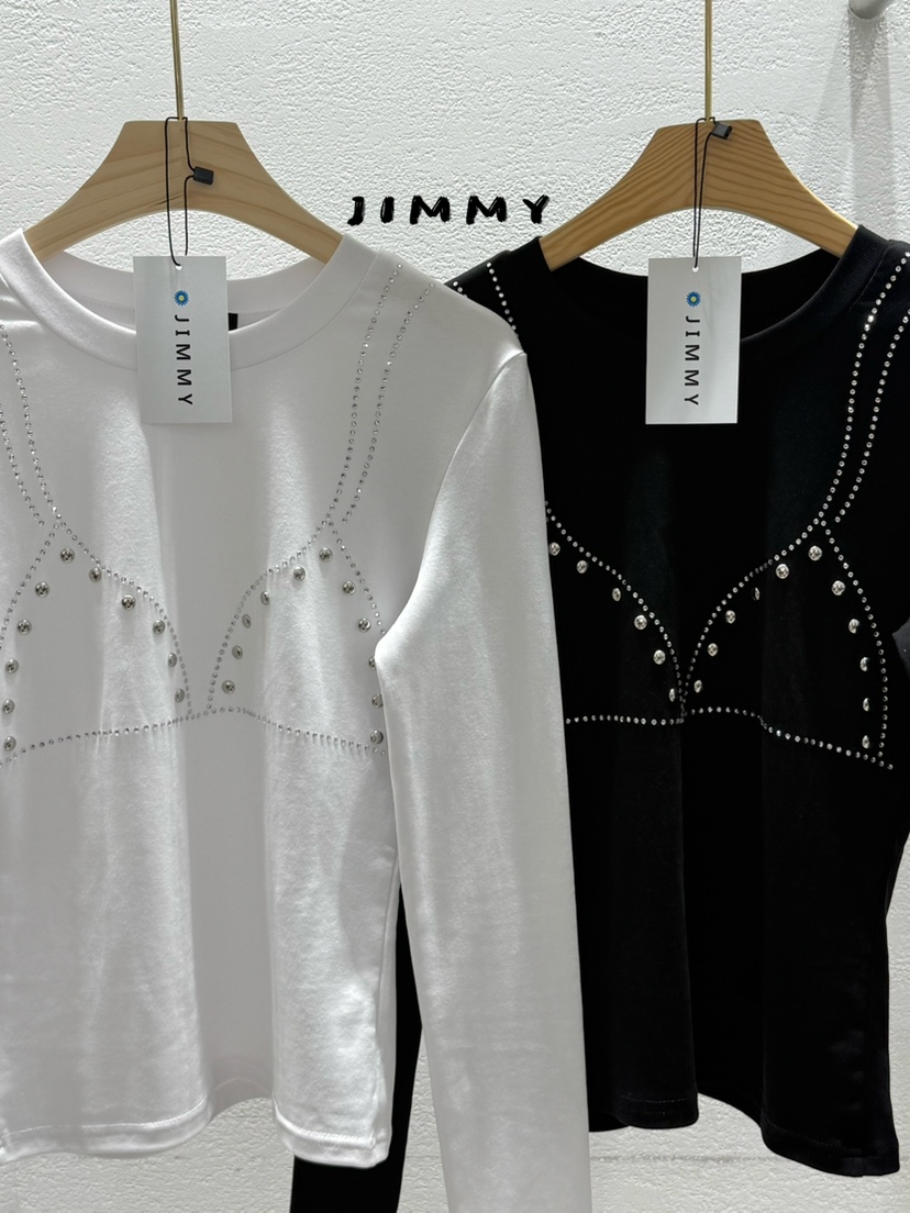 JIMMY韓國代購女士新品真品熱賣推薦人氣休閑時尚長袖T恤JIMMY/REMAKE長袖T恤