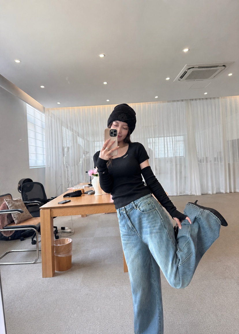 ENCHO韓國直郵女士新品人氣熱賣休閑推薦真品時尚T恤ENCHOT恤