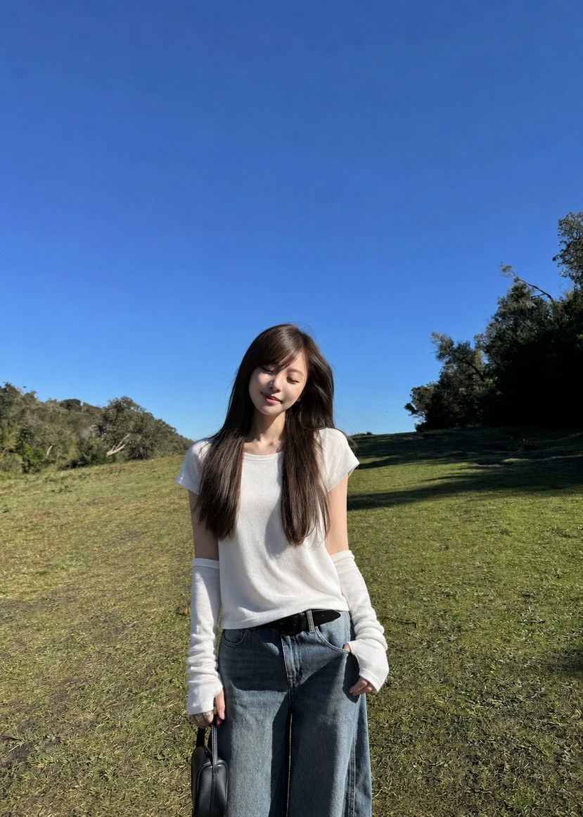 ENCHO韓國直郵女士新品人氣熱賣休閑推薦真品時尚T恤ENCHOT恤圖色2
