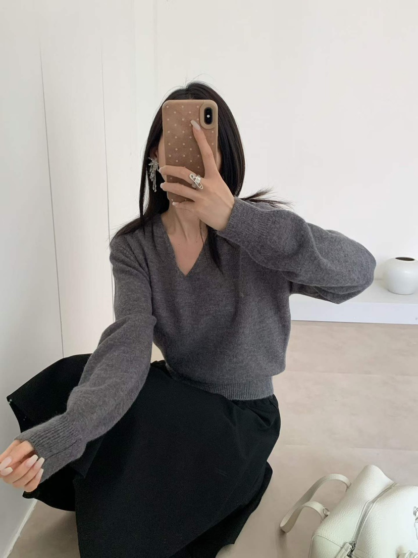 DARLUZ_MI韓國代購女士新品休閑推薦熱賣真品人氣時尚針織衫DARLUZ_MI針織衫