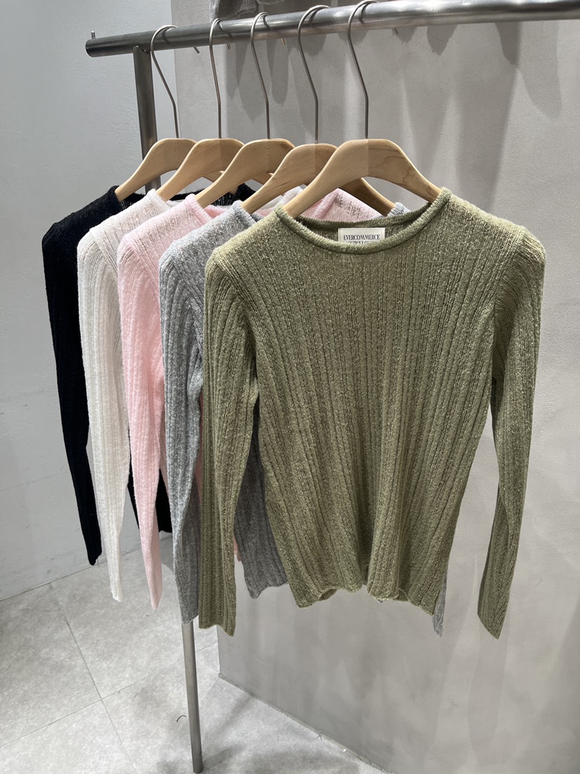 EVERCOMMERCE METICULOUSLY DESIGNED東大門實拍女裝新品時尚針織衫馬海毛EVERCOMMERCE METICULOUSLY DESIGNED針織衫