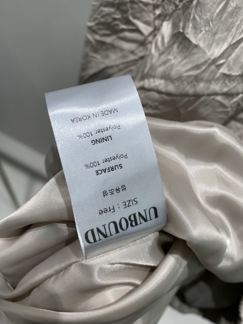 UNBOUND韓國代購女裝新品真品時尚推薦人氣熱賣休閑夾克褶皺UNBOUND夾克