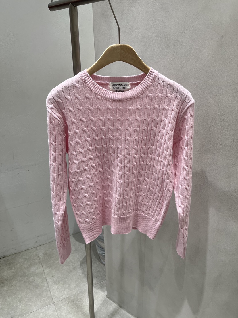 EVERCOMMERCE METICULOUSLY DESIGNED東大門直郵女裝新款時尚針織衫棉質EVERCOMMERCE METICULOUSLY DESIGNED針織衫圖色1
