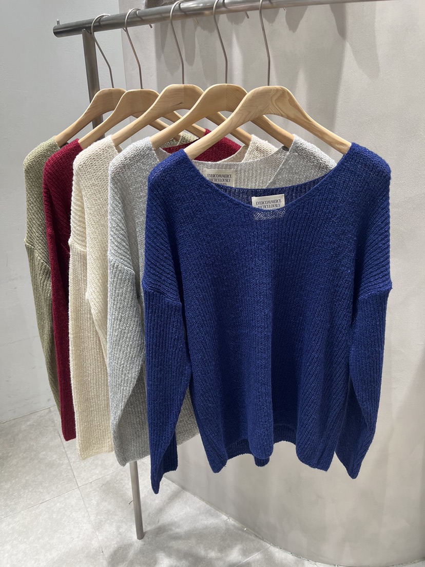 EVERCOMMERCE METICULOUSLY DESIGNED韓國直郵女裝新品人氣針織衫馬海毛EVERCOMMERCE METICULOUSLY DESIGNED針織衫