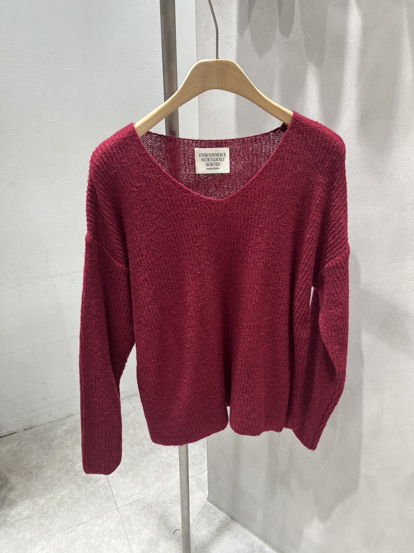 EVERCOMMERCE METICULOUSLY DESIGNED韓國直郵女裝新品人氣針織衫馬海毛EVERCOMMERCE METICULOUSLY DESIGNED針織衫圖色2