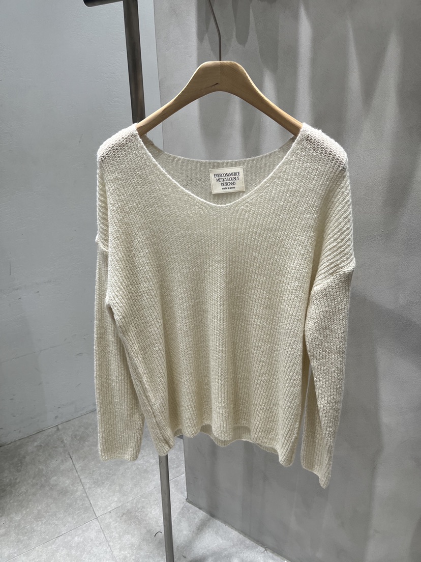 EVERCOMMERCE METICULOUSLY DESIGNED韓國直郵女裝新品人氣針織衫馬海毛EVERCOMMERCE METICULOUSLY DESIGNED針織衫圖色5