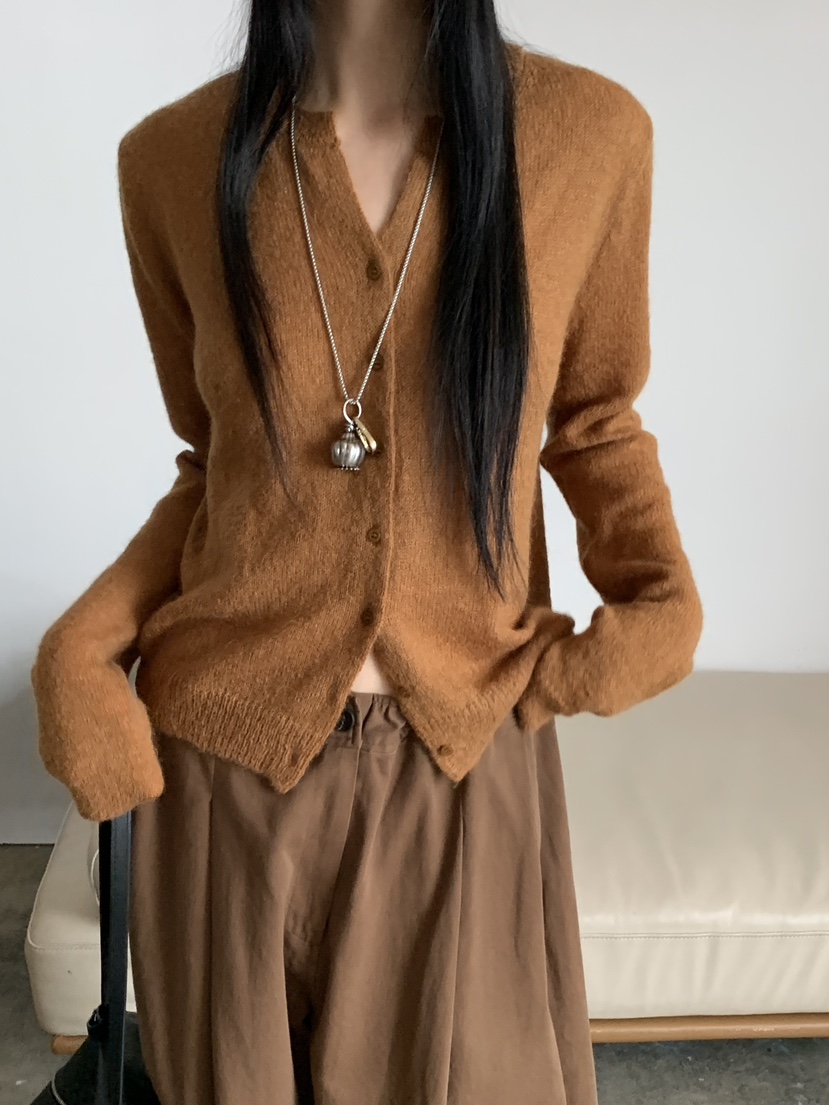 LOGARDEN東大門直郵女士新款時尚真品熱賣推薦針織衫馬海毛LO GARDEN針織衫圖色4