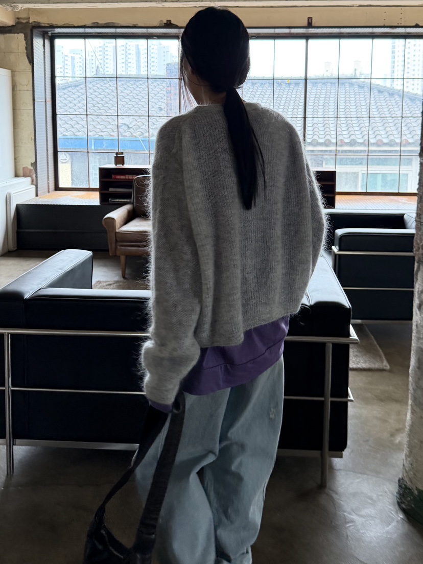 BAKING POWDER韓國代購女裝新品真品推薦時尚針織衫馬海毛BAKING POWDER針織衫