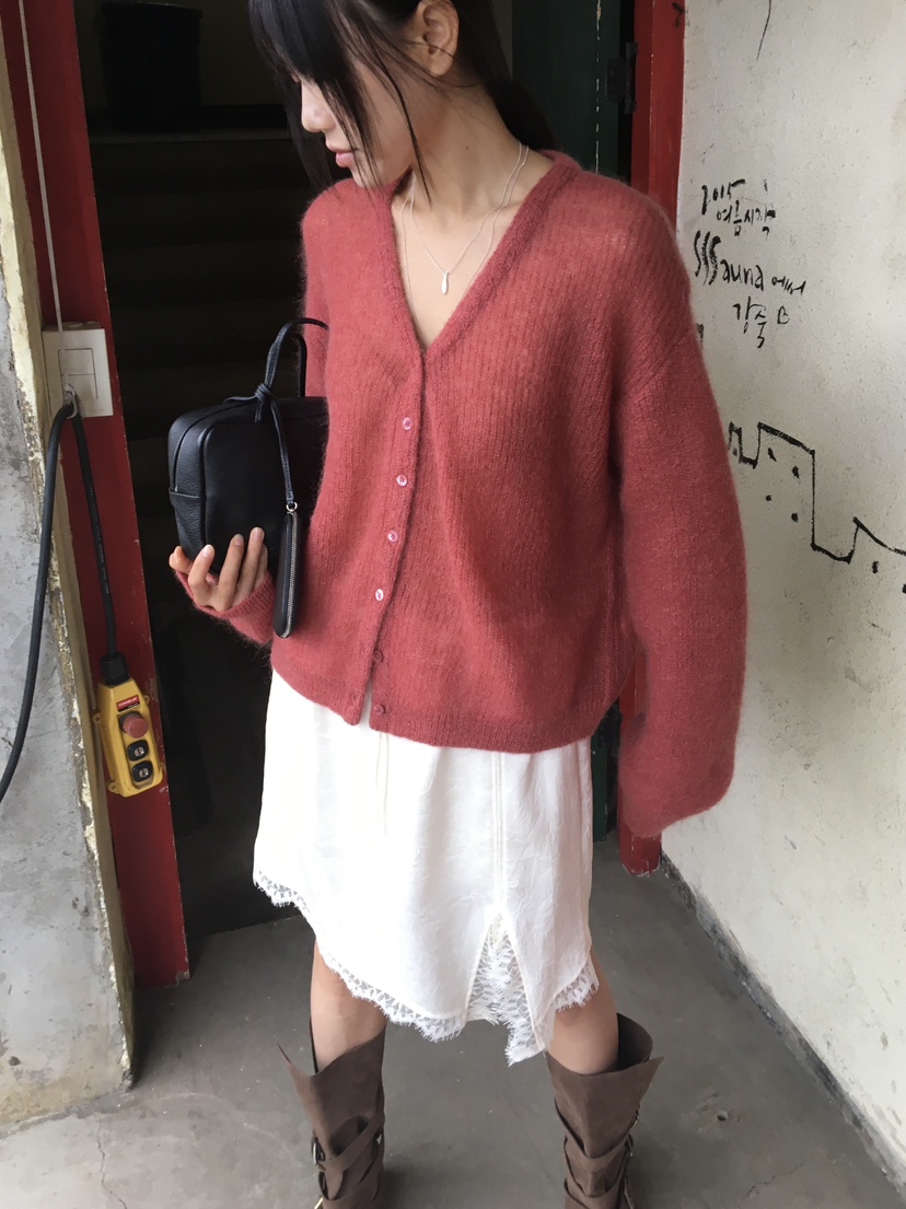BAKING POWDER韓國代購女裝新品真品推薦時尚針織衫馬海毛BAKING POWDER針織衫