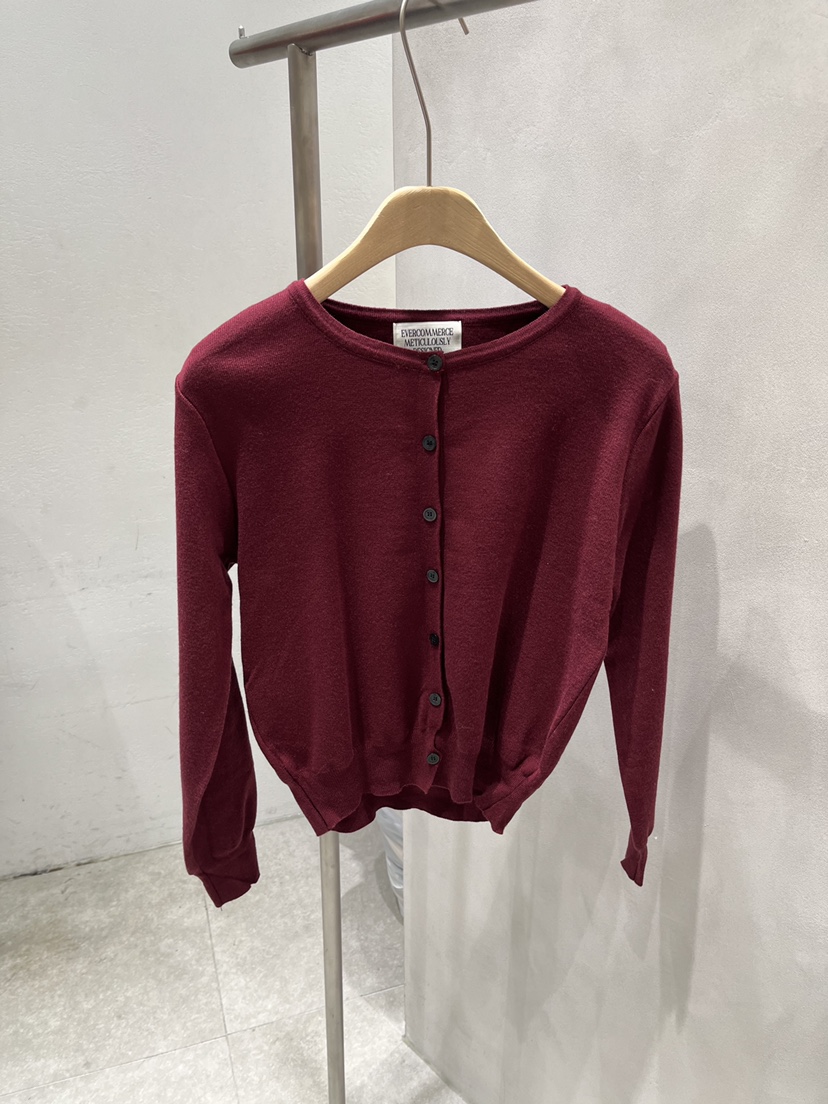EVERCOMMERCE METICULOUSLY DESIGNED韓國直郵女士新品時尚針織衫開衫條紋EVERCOMMERCE METICULOUSLY DESIGNED針織衫圖色7