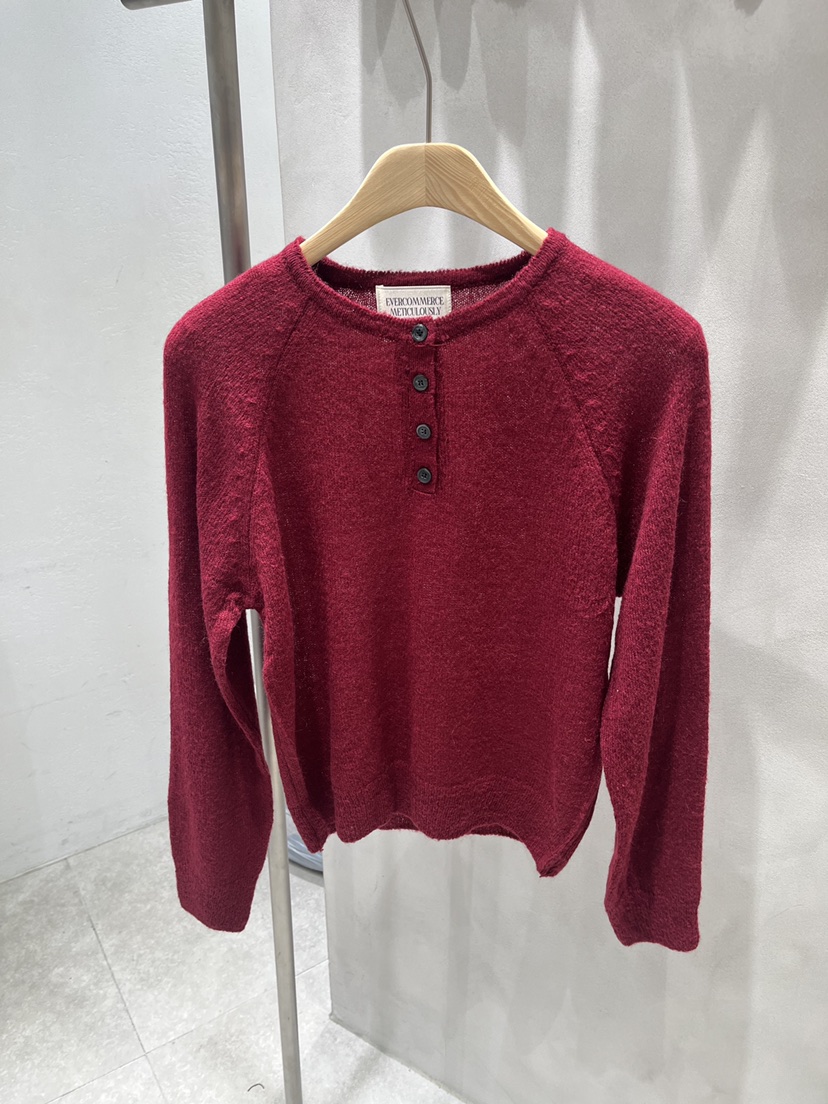 EVERCOMMERCE METICULOUSLY DESIGNED東大門實拍女士新款休閑針織衫馬海毛EVERCOMMERCE METICULOUSLY DESIGNED針織衫圖色2