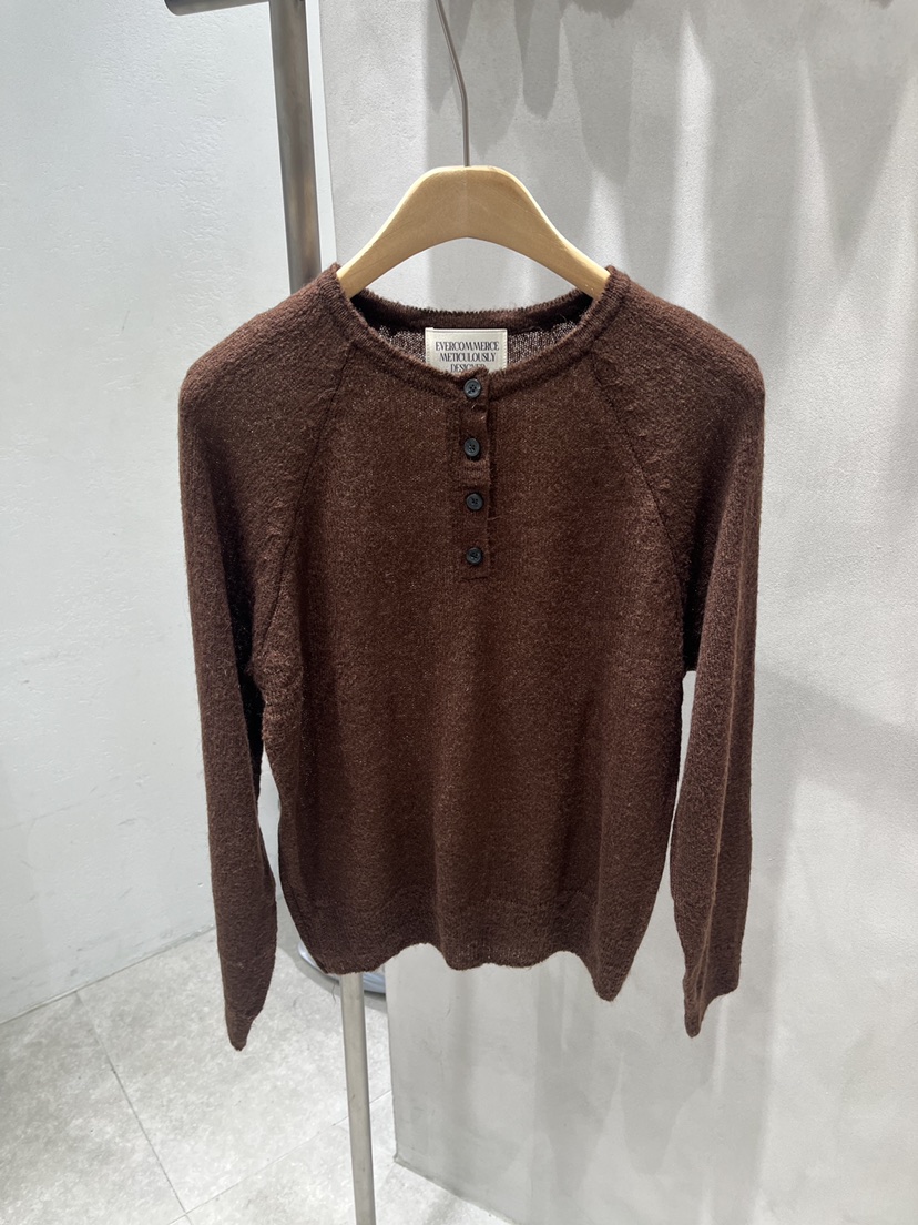 EVERCOMMERCE METICULOUSLY DESIGNED東大門實拍女士新款休閑針織衫馬海毛EVERCOMMERCE METICULOUSLY DESIGNED針織衫圖色3