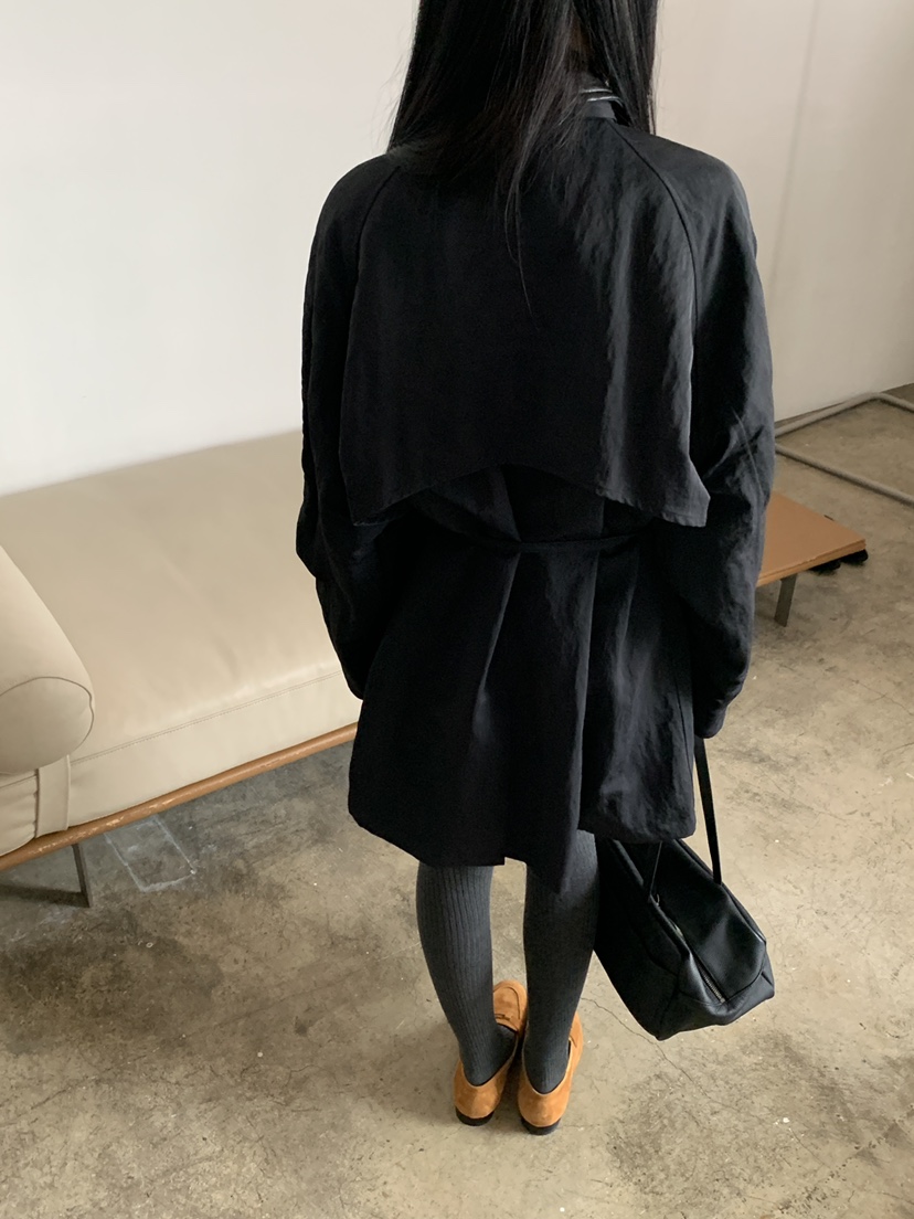 LOGARDEN韓國直郵女裝新款休閑熱賣真品推薦時尚長款風衣LO GARDEN長款風衣
