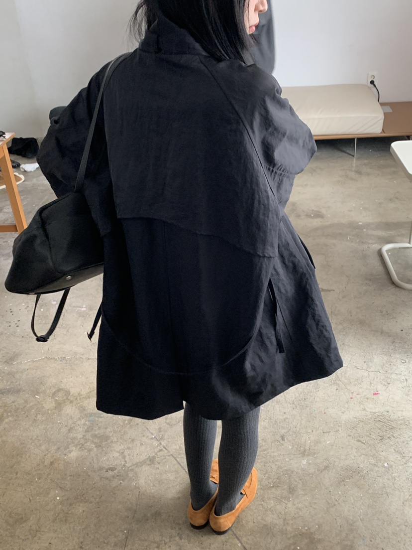 LOGARDEN韓國直郵女裝新款休閑熱賣真品推薦時尚長款風衣LO GARDEN長款風衣