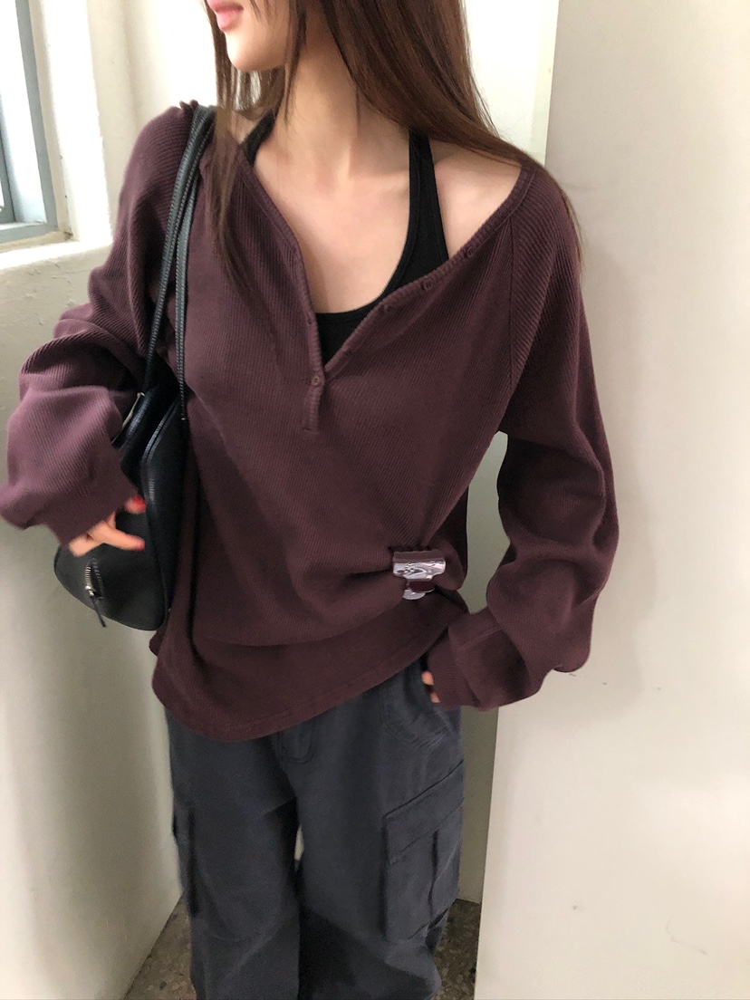 UNBOUND東大門直郵女士新品推薦休閑熱賣時尚真品長袖T恤UNBOUND長袖T恤