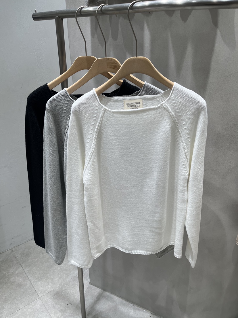 EVERCOMMERCE METICULOUSLY DESIGNED東大門實拍女裝新款熱賣針織衫棉布EVERCOMMERCE METICULOUSLY DESIGNED針織衫