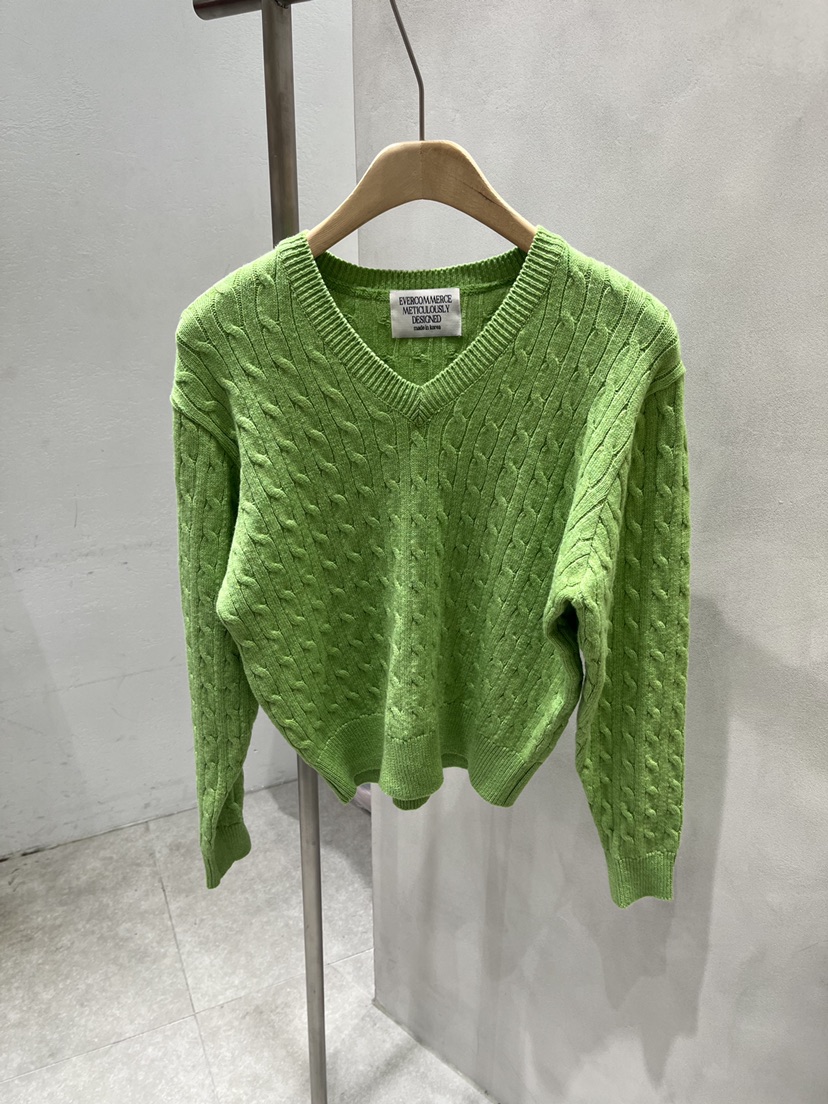EVERCOMMERCE METICULOUSLY DESIGNED東大門直郵女士新款人氣針織衫棉質EVERCOMMERCE METICULOUSLY DESIGNED針織衫圖色1