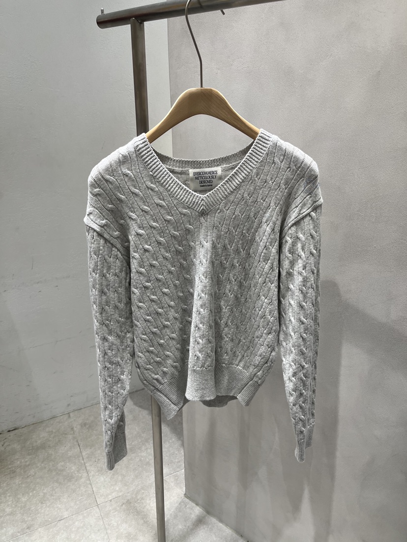 EVERCOMMERCE METICULOUSLY DESIGNED東大門直郵女士新款人氣針織衫棉質EVERCOMMERCE METICULOUSLY DESIGNED針織衫圖色7