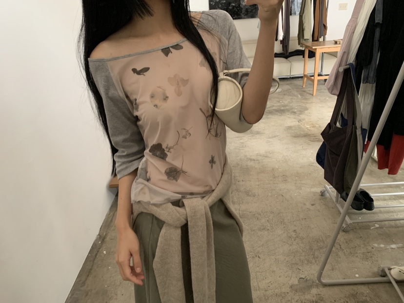 LOGARDEN韓國代購女裝新款推薦時尚休閑真品熱賣人氣T恤LO GARDENT恤圖色1