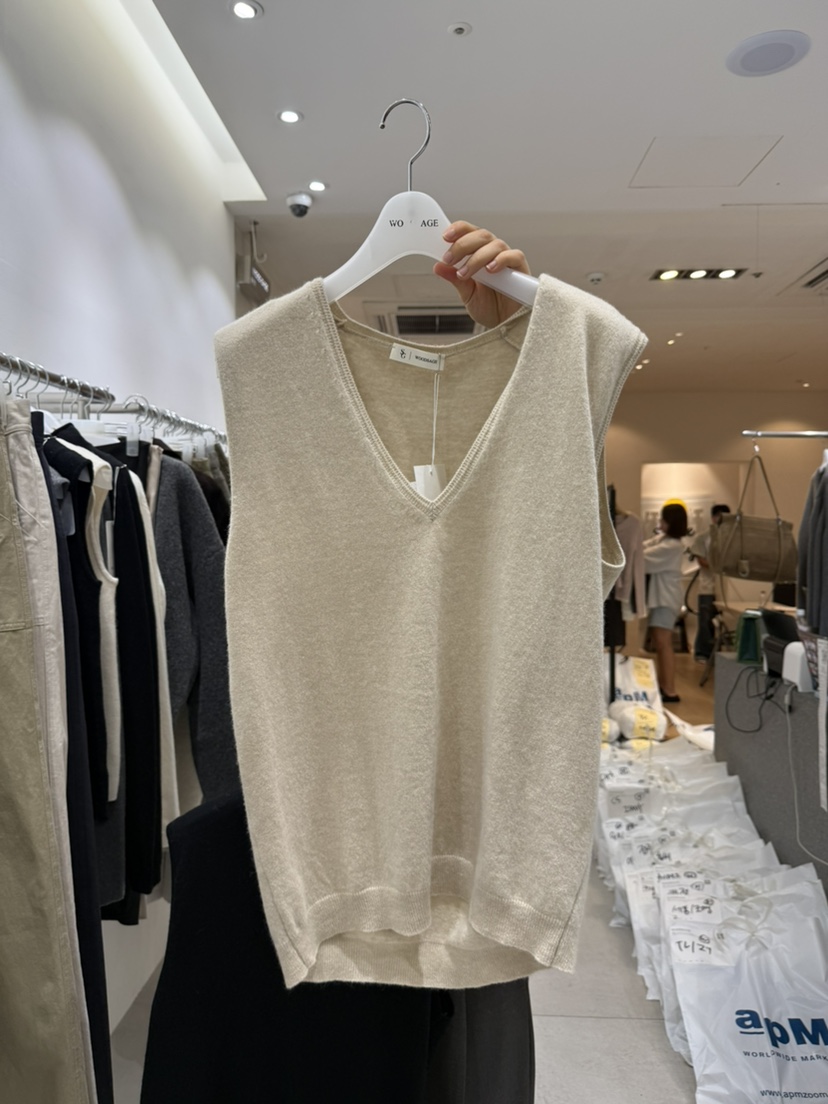 WOOD SAGE東大門實拍女裝新款人氣熱賣時尚真品吊帶背心WOOD SAGE吊帶/背心圖色2米