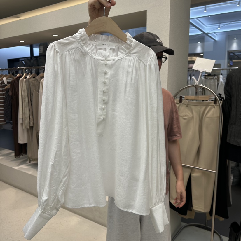 HUMMING BIRD韓國代購女裝新品真品時尚熱賣休閑襯衫蕾絲衫HUMMING BIRD襯衫/蕾絲衫圖色1