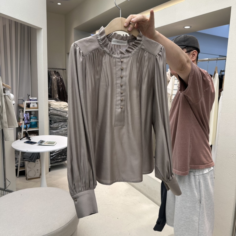 HUMMING BIRD韓國代購女裝新品真品時尚熱賣休閑襯衫蕾絲衫HUMMING BIRD襯衫/蕾絲衫圖色3