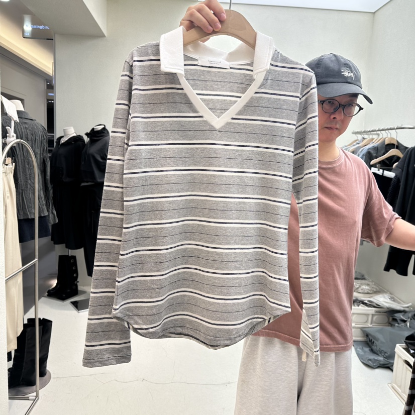 HUMMING BIRD東大門實拍女裝新品真品推薦休閑熱賣長袖T恤HUMMING BIRD長袖T恤圖色2