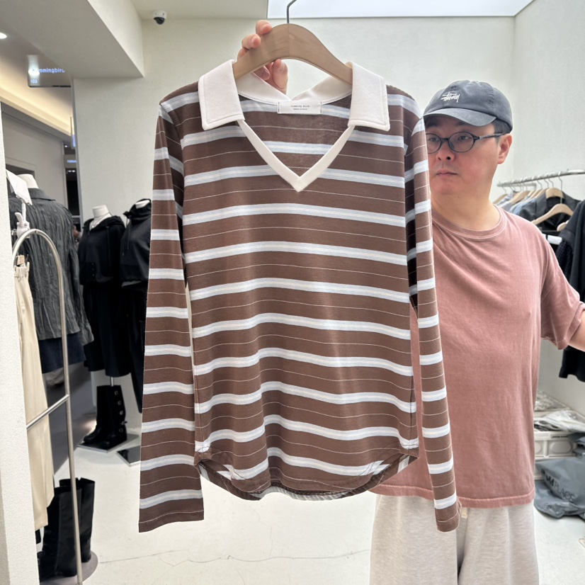 HUMMING BIRD東大門實拍女裝新品真品推薦休閑熱賣長袖T恤HUMMING BIRD長袖T恤圖色3