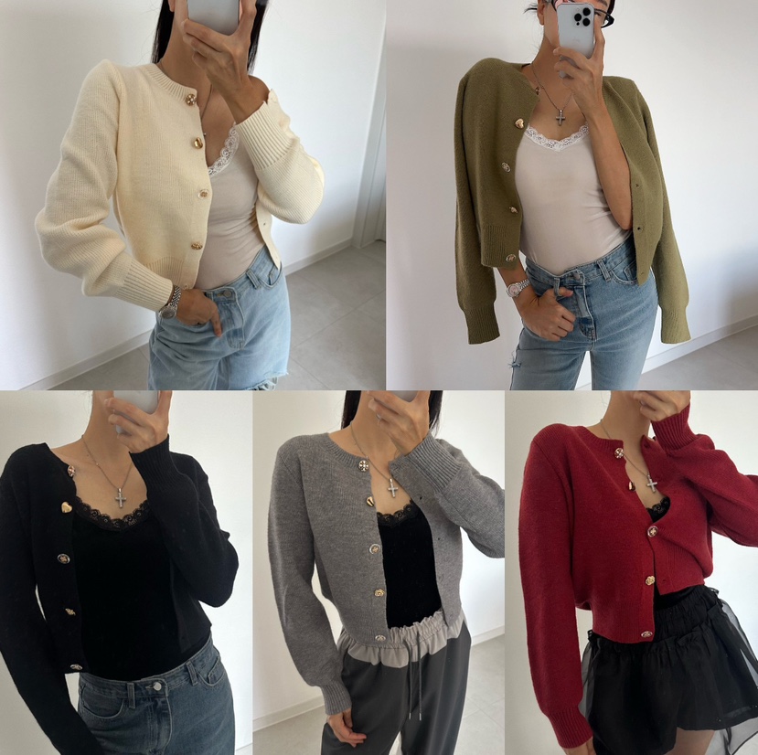 SOUIT韓國代購女士新款休閑時尚熱賣人氣推薦真品毛衣開衫SOUIT by mabel毛衣