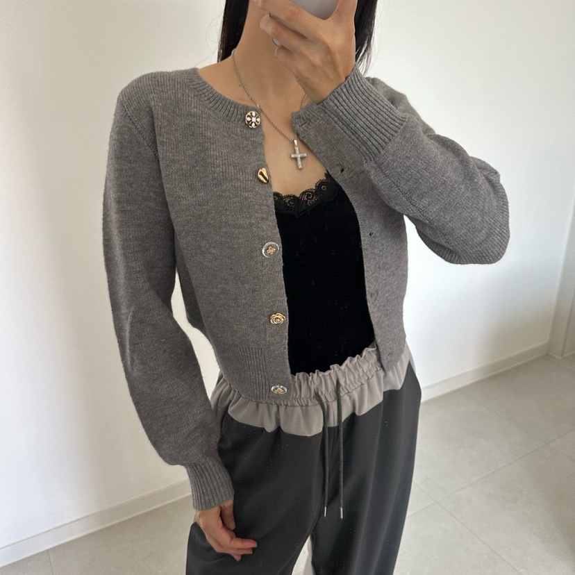 SOUIT韓國代購女士新款休閑時尚熱賣人氣推薦真品毛衣開衫SOUIT by mabel毛衣圖色2