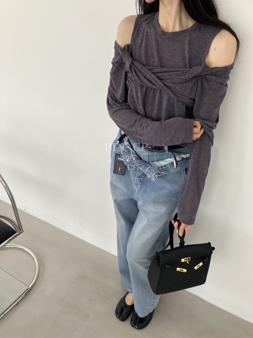 PIN-UP韓國直郵女裝新品人氣休閑熱賣真品時尚推薦長袖T恤PIN-UP長袖T恤