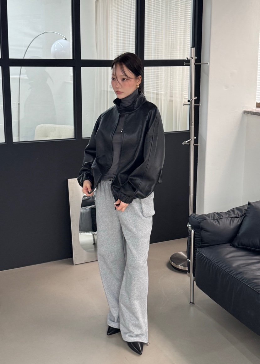 LE ETOILE東大門實拍女裝新品休閑熱賣推薦人氣皮衣羊皮Le etoile皮衣