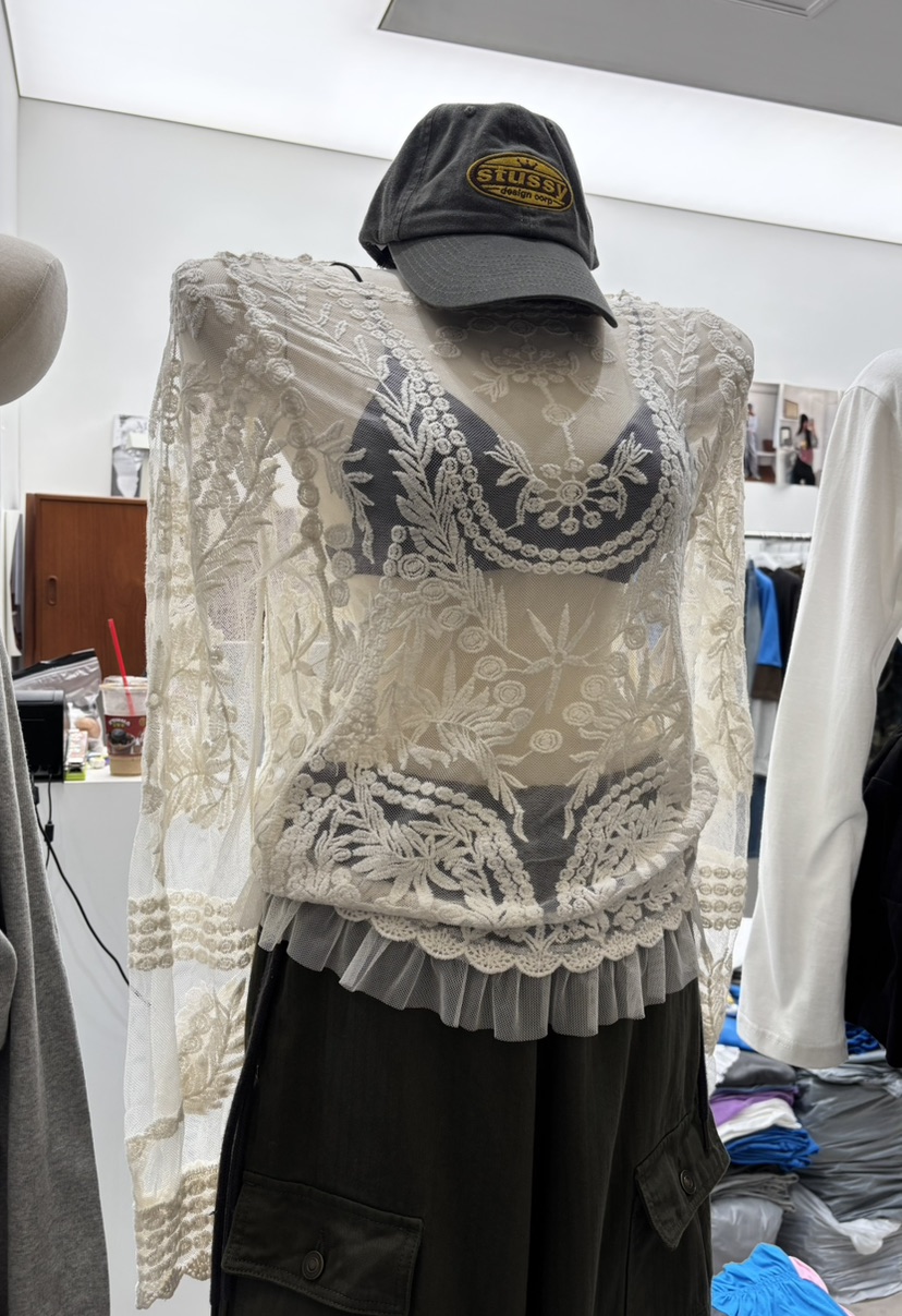INTHEEND東大門代購女裝新款人氣推薦時尚熱賣襯衫蕾絲衫INTHEEND襯衫/蕾絲衫