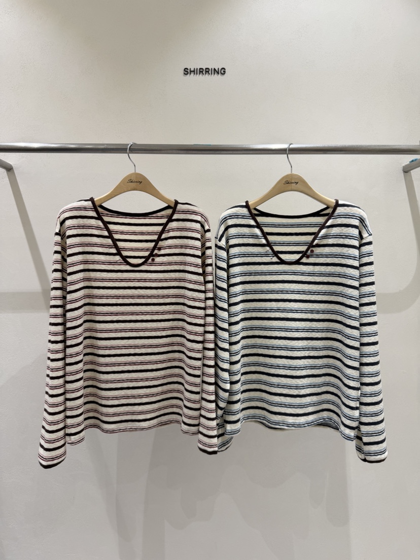 SHIRRING東大門實拍女裝新品推薦真品人氣時尚休閑長袖T恤SHIRRING長袖T恤