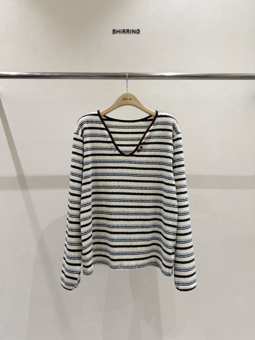 SHIRRING東大門實拍女裝新品推薦真品人氣時尚休閑長袖T恤SHIRRING長袖T恤圖色2