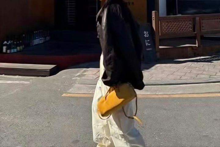 TROUVAILLE東大門直郵女裝新品時尚單肩斜跨包絨面革牛皮TROUVAILLE單肩/斜跨包
