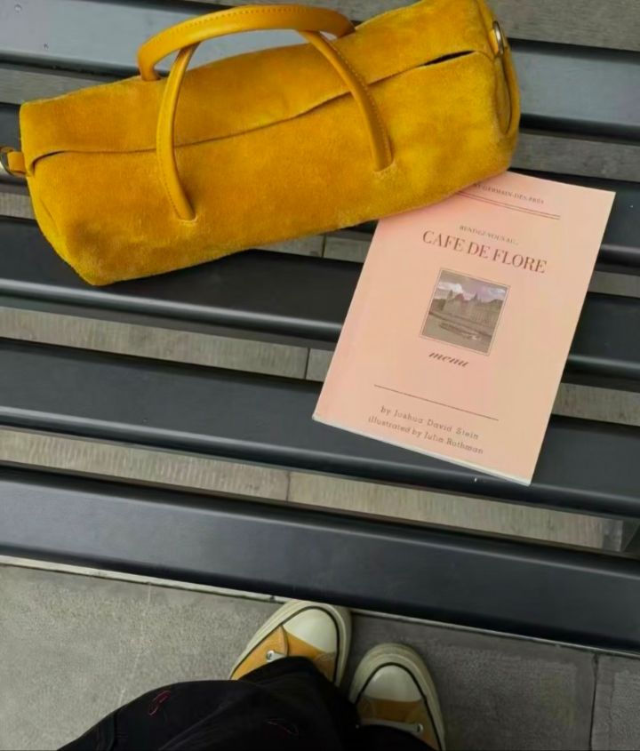 TROUVAILLE東大門直郵女裝新品時尚單肩斜跨包絨面革牛皮TROUVAILLE單肩/斜跨包